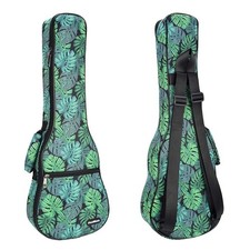 CLOUDMUSIC Ukulele Case Gig Bag Padded Backpack For Tenor 26" Inch Tenor,Gree...