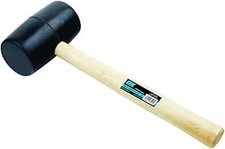 OX Trade Black Rubber Mallet 16oz 450g Soft Face