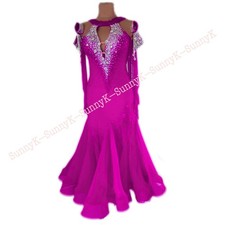 Handmade Dance Dress/Standard Ballroom Competition smooth Waltz Tango costume