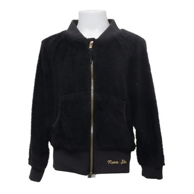 Nova Star, Bomberjacke, Unisex (Kinder), Größe: 120, Schwarz, Einfarbig #ndM