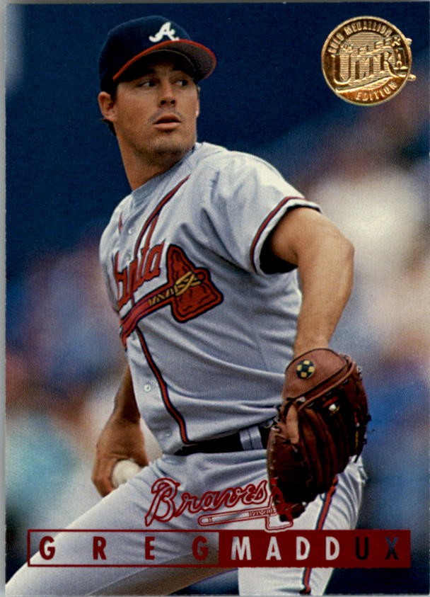 1995 Ultra Gold Medallion #129 Greg Maddux - BB