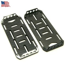 Carbon Fiber Battery Mounting Plate Tray For 1/10 RC Car Axial SCX10 Model Car