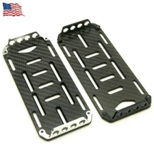 Carbon Fiber Battery Mounting Plate Tray For 1/10 RC Car Axial SCX10 Model Car
