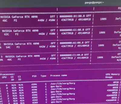 Nvidia RTX 4090 Turbo 48GB GDDR6X Dual Width Server GPU AI model