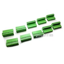  10Set 2EDG 8P Plug-in Screw Terminal Block Connector 5.08mm Right Angle