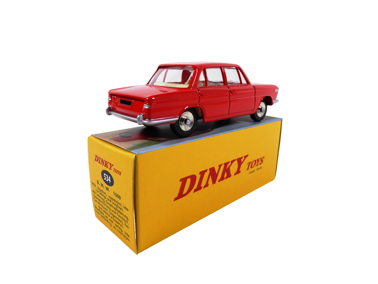 Dinky Toys Ref 534 BMW 1500 Rouge TTBE boite d'origine