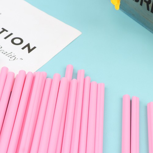 25Pcs Smoothie Straws Heart shaped Pink Straws Drinking Cute Plastic Straws* J- - Picture 2 of 14