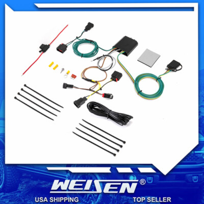 WEISEN Trailer Hitch Tow Wiring Harness For Jeep Grand Cherokee 2014-2021 