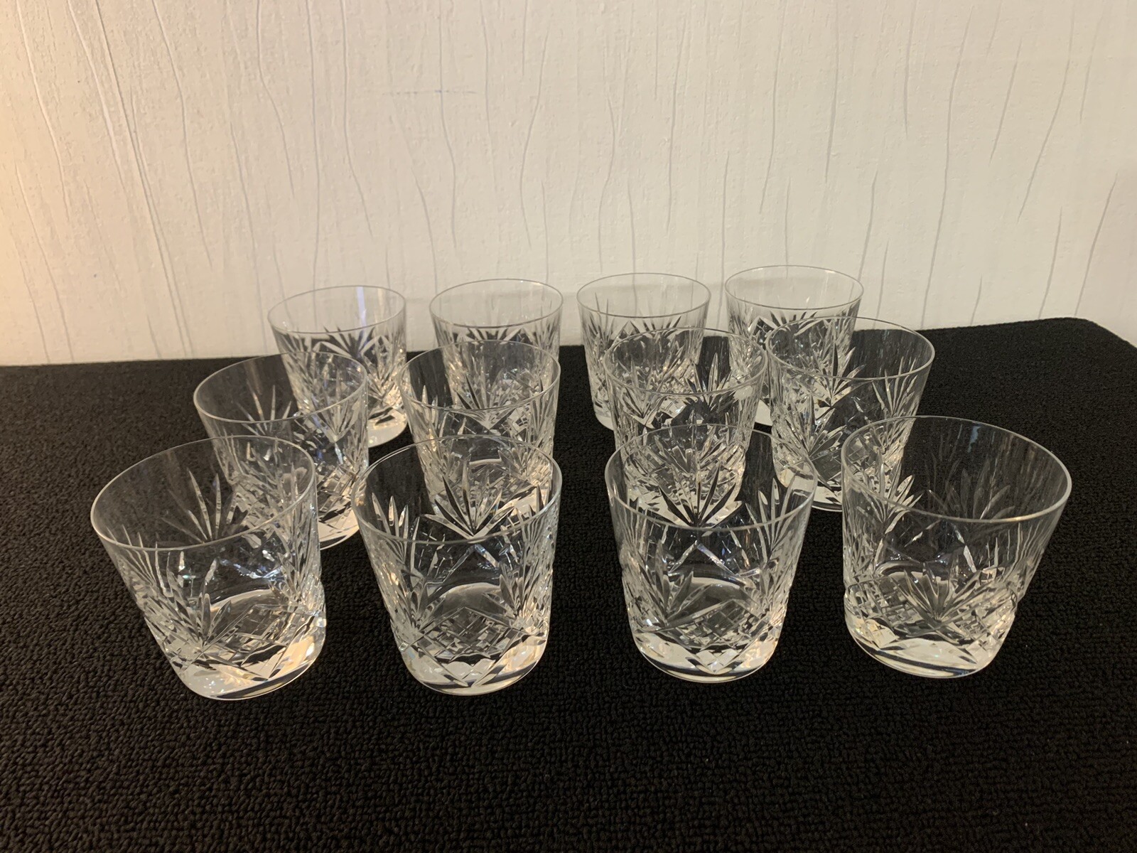 24 Cut Crystal Whisky Glasses Nice Model Saint Louis (Price Per Unit)