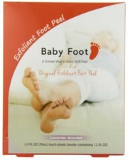 Baby Foot 2.4 fl.oz. Lavender Scented Foot Peel Exfoliant NEW Exp. 07/28