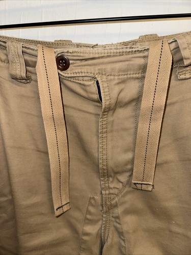 Vintage Polo Ralph Lauren Crest Equestrian Khaki Riding Shorts Size 36 Rare - Picture 3 of 7
