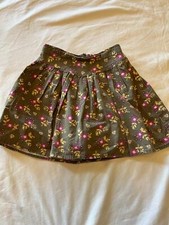 Gymboree size 8 slim Royal Gardens vintage green skort floral VHTF GB 8