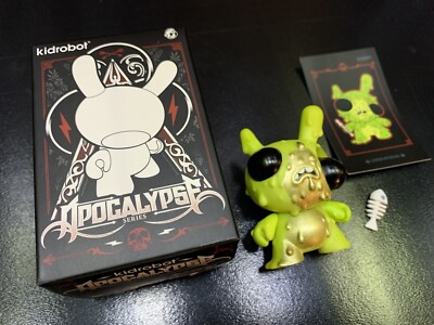Chris Ryniak Meltdown 3” Dunny Figure 2/16 Kidrobot Apocalypse Custom ...
