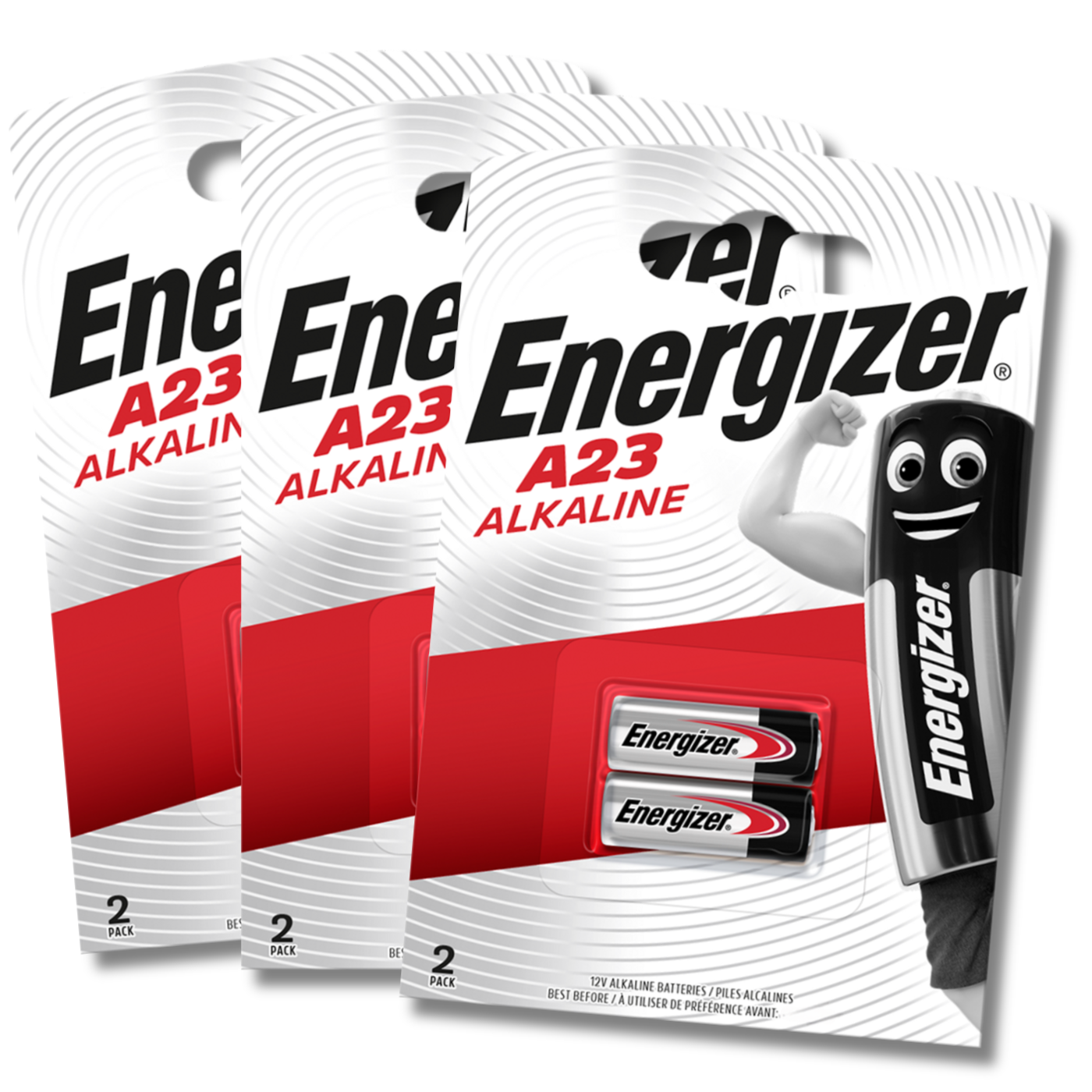 6x ENERGIZER A23 MN21 Batteries 12V Security 23A LRV08 Alarms *EXPIRY 07/2027*