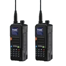 Baofeng BF-AS53M 10W 1.77''Color Screen Type-C 2500mAh AM Aviation Walkie-Talkie