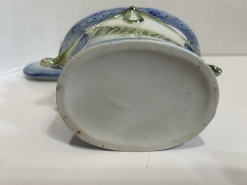 Early Art Nouveau Tobacco Box Porcelain - Picture 5 of 10