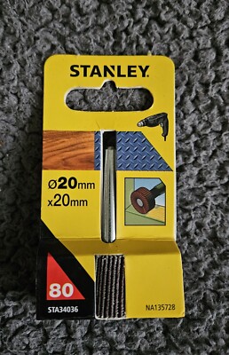 Stanley Aluminiumoxid Fächerscheibe 20 mm 20 mm 80er Körnung...