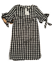 J.crew women’s Shift Dress Cotton Flared Sleeve v neck, size XS
