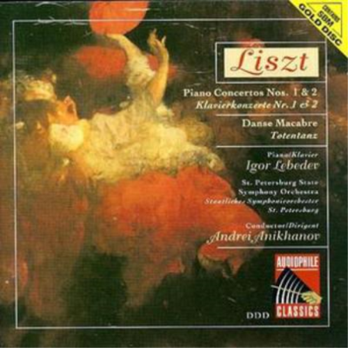 Franz Liszt Concertos for Piano Nos. 1 and 2, Danse Macabre (Anikhanov) (CD) - Picture 1 of 1
