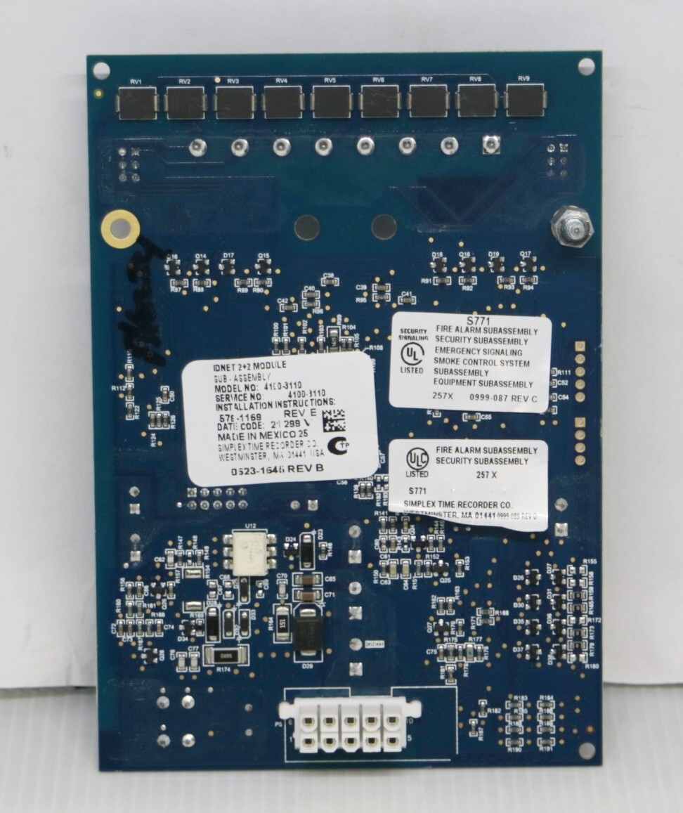 Sinai ×2 Simplex 579-1169 IDNET 2+2 Module Sub-Assembly 4100-3110 | eBay