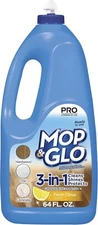 Mop & Glo Professional Multi-Surface Floor Cleaner, Fresh Citrus Scent, 64 Oz