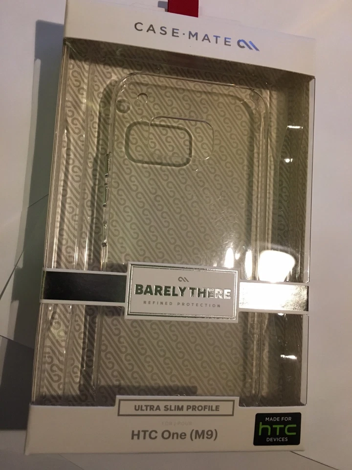 HTC ONE M9 CASE-MATE Barely There Protector Case Clear CM032371 Brand New pack - Image 2 of 3