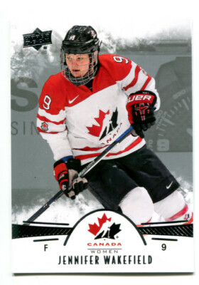 2016-17 UD Team Canada Jennifer Wakefield Card #7