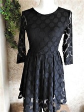 H&M Black Unique Special Occasion Dress Sz XS ECU