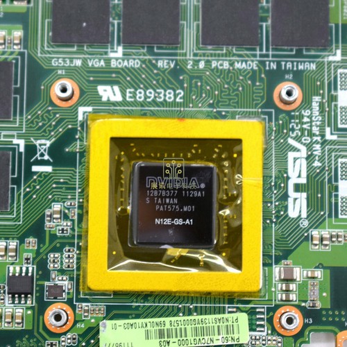ASUS G53JW G73JW N12E-GS-A1 N11E-GS-A1 GTX670M Notebook Graphics Card - Picture 2 of 5