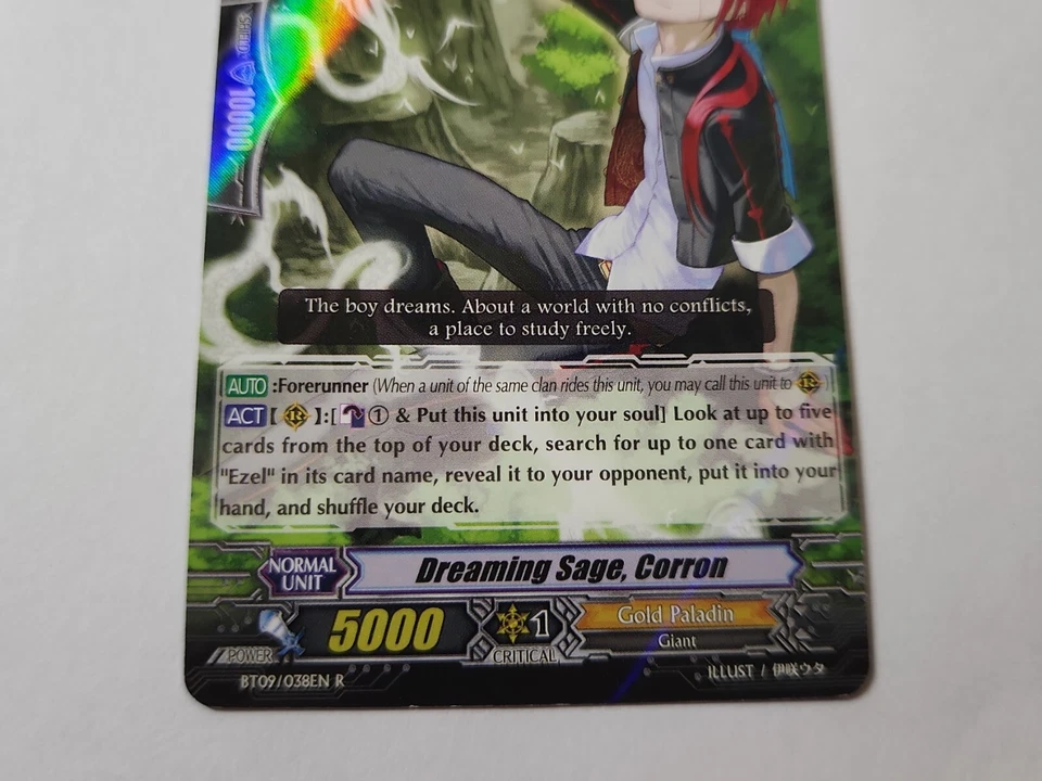 Cardfight!! Vanguard Dreaming Sage Corron BT09/038EN R CFV LP - Image 3 of 4