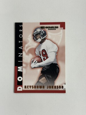 Keyshawn Johnson 2000 Donruss Dominators #D-45 /5000 Buccaneers Numbered Insert
