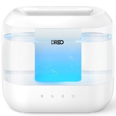 Dreo Ultrasonic Humidifier 4L Quiet Mist 32 Hours Adjustable Ambient Light