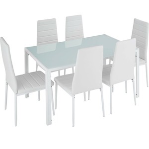 Set Di 6 Sedia Sala Da Pranzo I Tavolo Da Pranzo Di Mobili Zona Pranzo Ebay