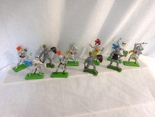 Britains Deetail Silver Knights of the Sword Vintage 1971 lot of 10