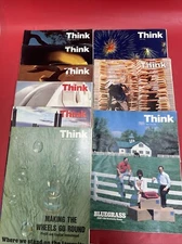 Vintage Think  Magazines Lot 9 1970’s