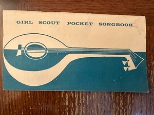 Girl Scout Pocket Songbook Camping Singing Redlands Vintage 1956 10223