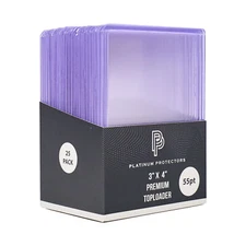 Platinum Protectors 55pt Toploaders Trading Card Sleeves Plastic Card Holders