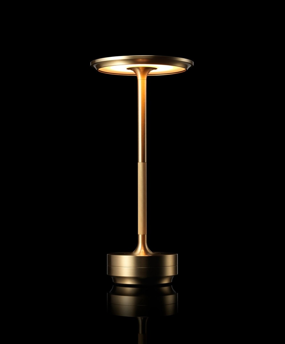 Ambientec LED Table Lamp Turn Aluminium Brass | eBay