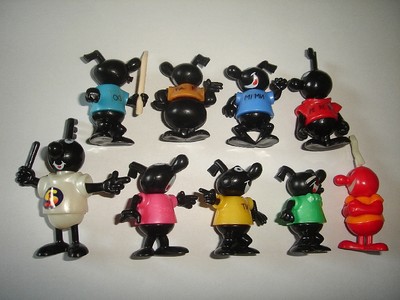 KINDER SURPRISE SET - FUNNY MUSIC NOTES CHOIR 2005 - FIGURES TOYS
