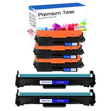 3PK CF217A 17A Toner 2PK CF219A Drum For HP LaserJet Pro M102w,MFP M130fw M130a