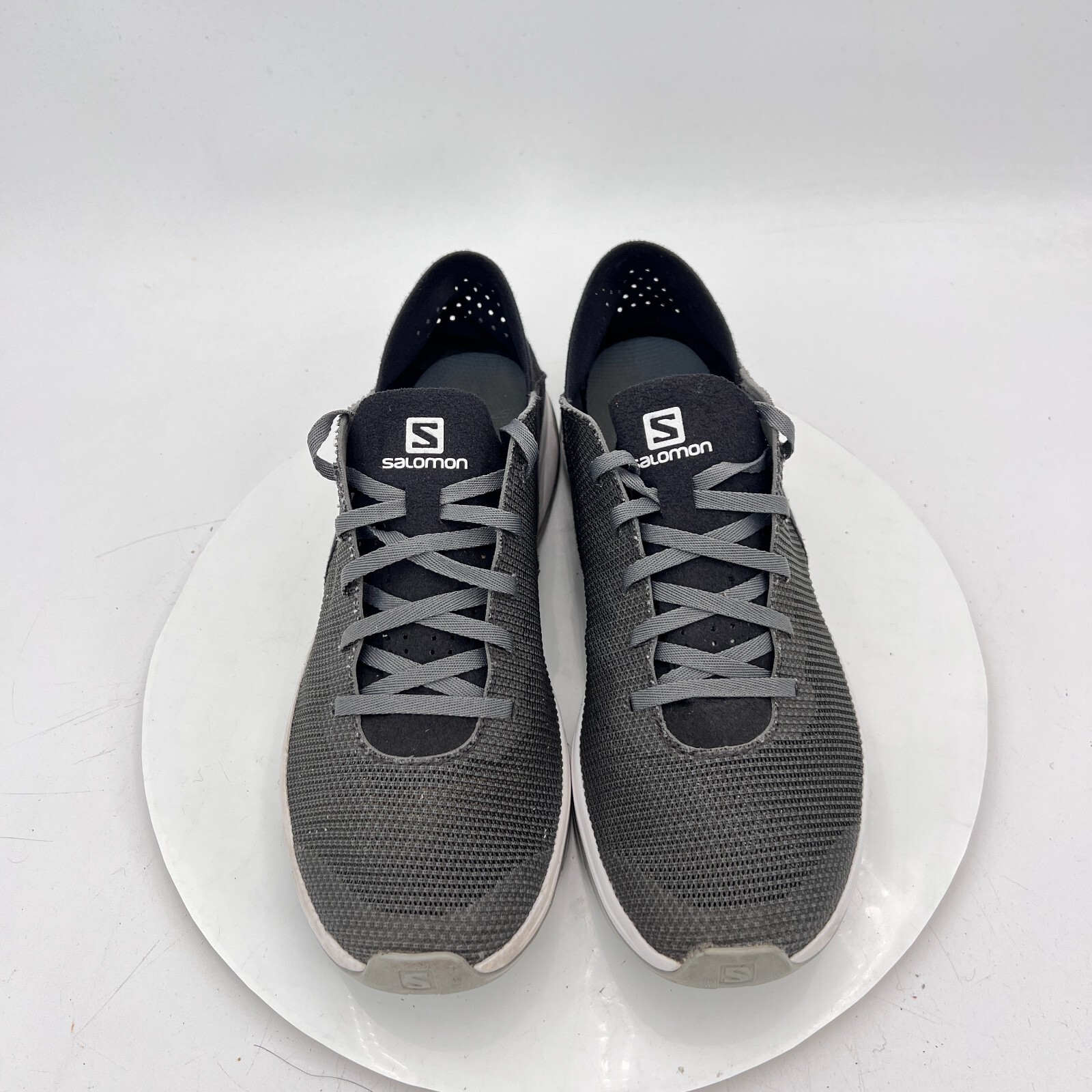 Scarpe Salomon Tech Lite Uomo Taglia 9 409857 Grigio Nero Running Contragrip Comfort