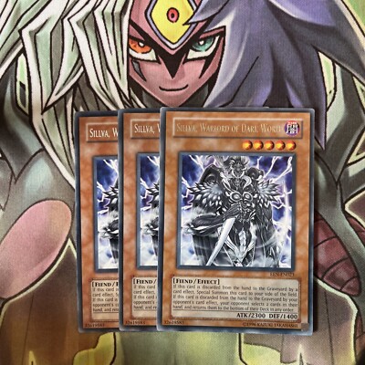 EEN-DE023 x3 Sillva, Warlord of Dark World Rare Top Zustand Yugioh