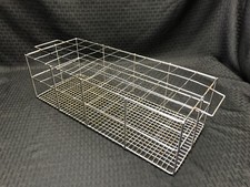 Laboratory 40-Place Steel Centrifuge Test Tube Rack w/Handles 38mm OD 18-3/4” L