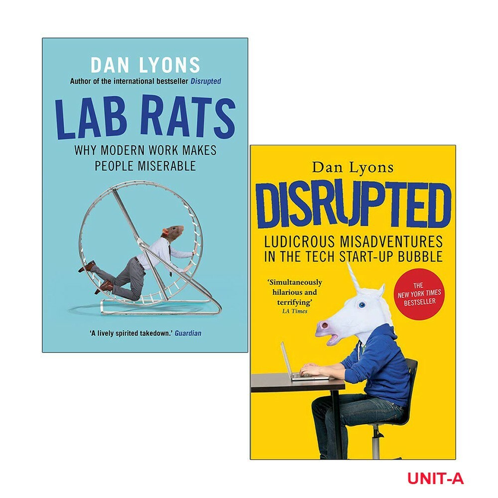 Dan Lyons Collection 2 Books Set ( Disrupted:Ludicrous,Lab Rats Why Modern) NEW