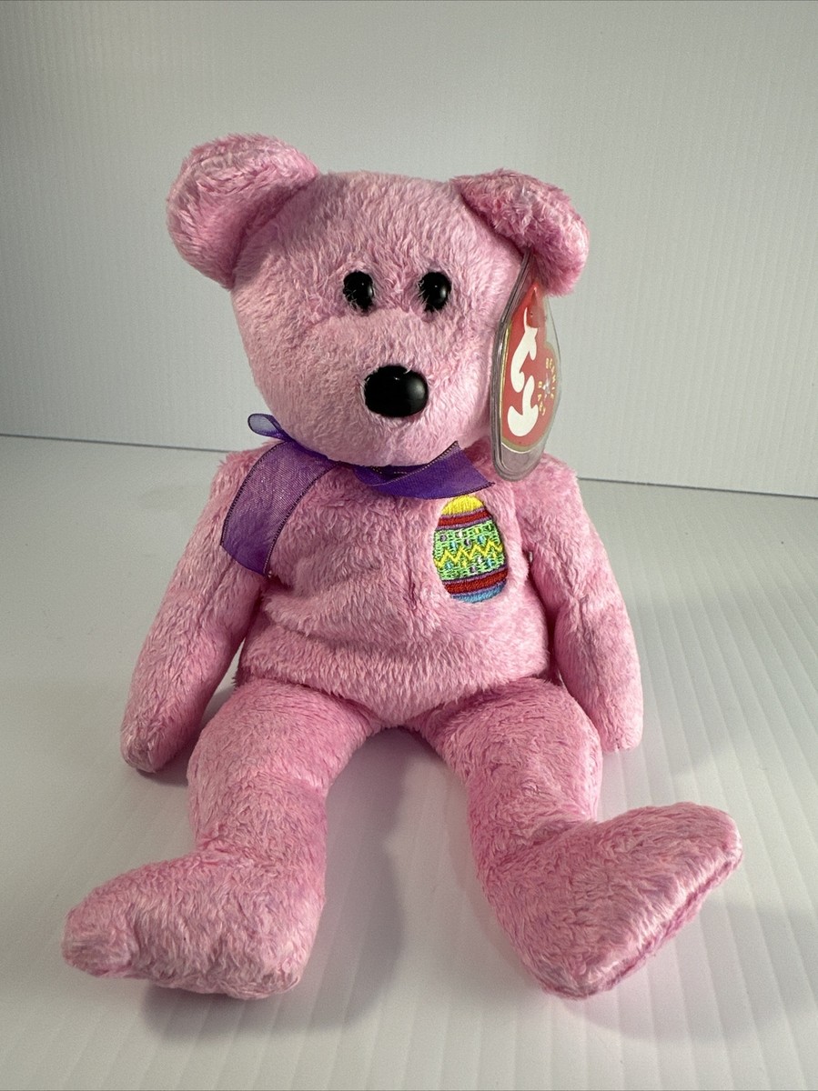 EGGS BEANIE EASTER BEAR Ty Beanie Baby Birthday April 23, 2000