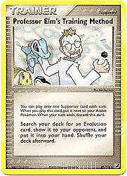 Pokemon EX Unseen Forces 89/115 Card - Professor Elm's Training Method - Picture 1 of 1