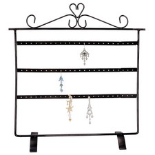 Earring Display Durable Earring Stand Metal Jewelry Display Stand Holds 36 pairs