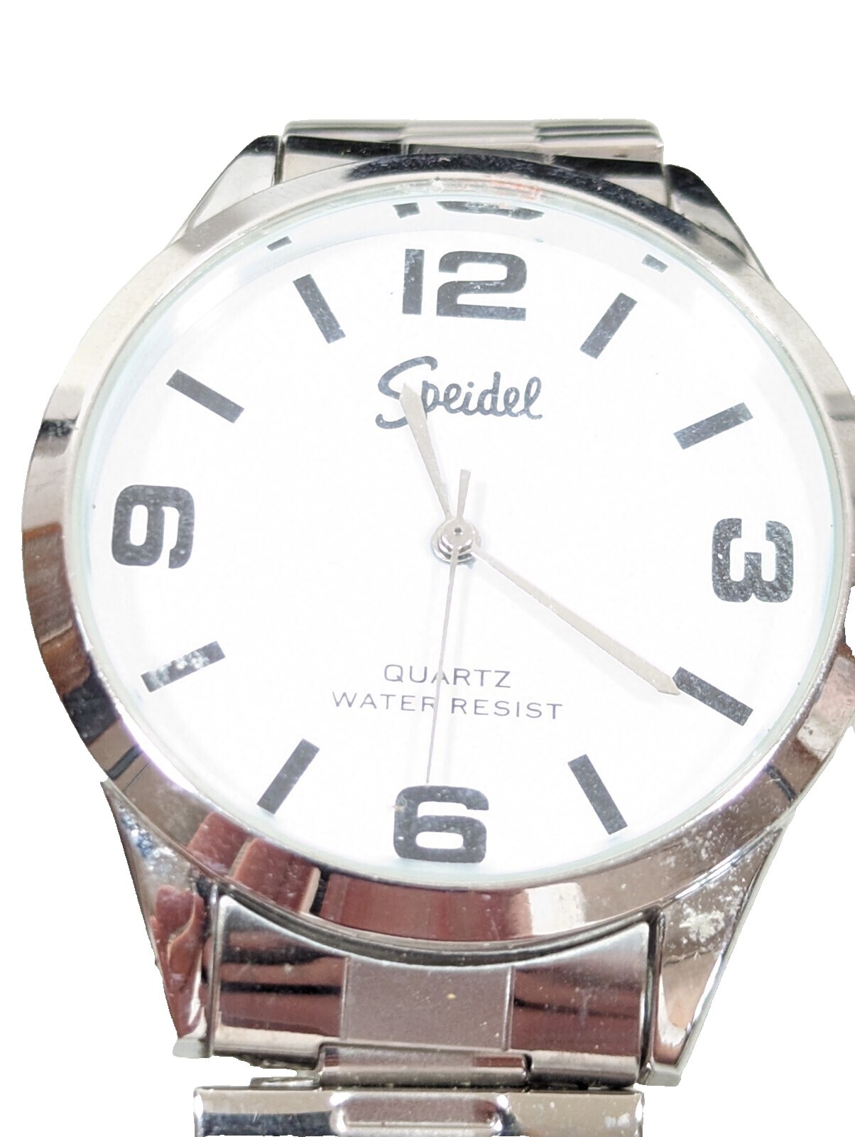 Vintage L.E.D. Quartz Digital Watch Stainless Steel Back Speidel Expansion Band Speidel Men main image 3