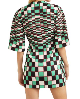 christopher kane green dress Christopher Kane Short Dress with embroidery, size M