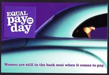 V13623 Australia Avant Card #13623 Women Are Still In The Back Seat postcard
